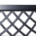 Banca pentru gradina Viko, 115 x 51 x 74 cm, otel, negru