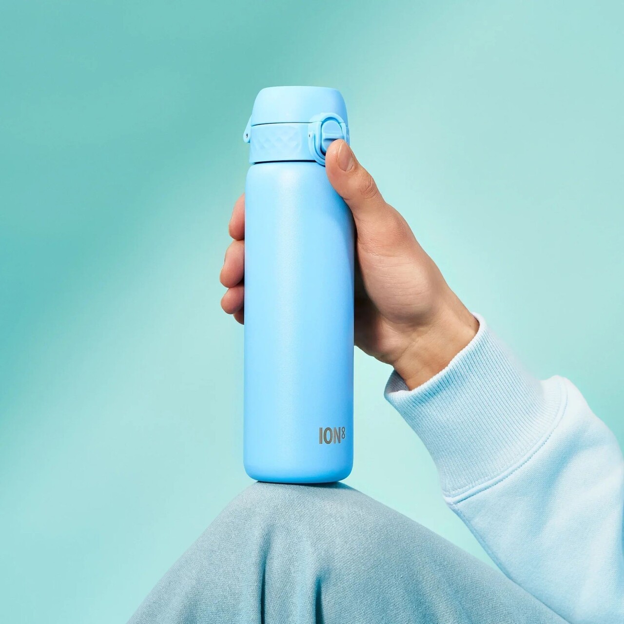 Sticla apa Slim, inox, 600ml, Alaskan Blue - Ion8 - view 9