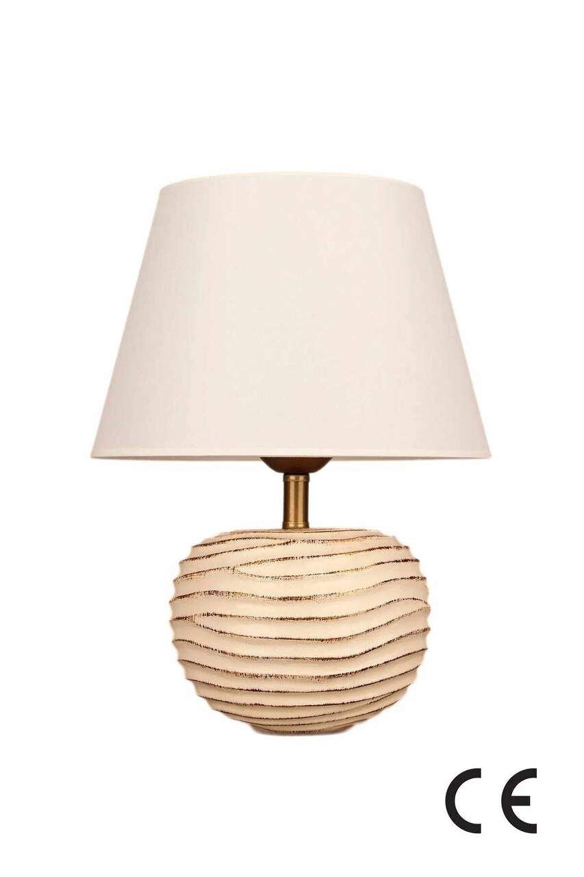 Lampa de masa, L'essentiel Maison, 687HMY2542, Crem - view 2