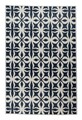 Covor cu doua fete Kendal, Decorino, 120x180 cm, polipropilena, crem/albastru