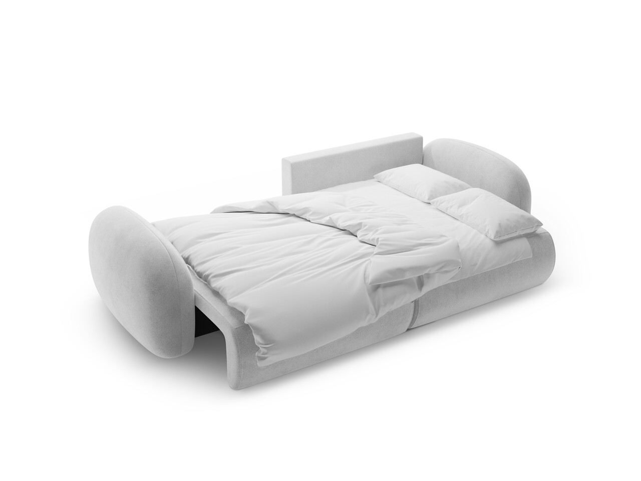 Coltar extensibil reversibil 4 locuri, Tonale, Cosmopolitan Design, 262x149x88 cm, catifea, gri