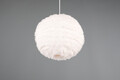 Lustra Furry, RL, 35x150 cm, 10W, 1x E27, plus sintetic, alb