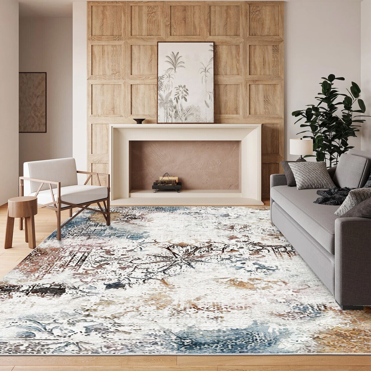 Covor Els 100x200 cm Catifea Multicolor