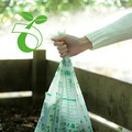 Set 10 saci de gunoi, Brabantia, PerfectFit Sort&Go, marimea S, 6 L, nailon, verde