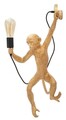 Aplica de perete Monkey, Mauro Ferretti, 1 x E27, 20W, 32x32x64 cm, polirasina, auriu