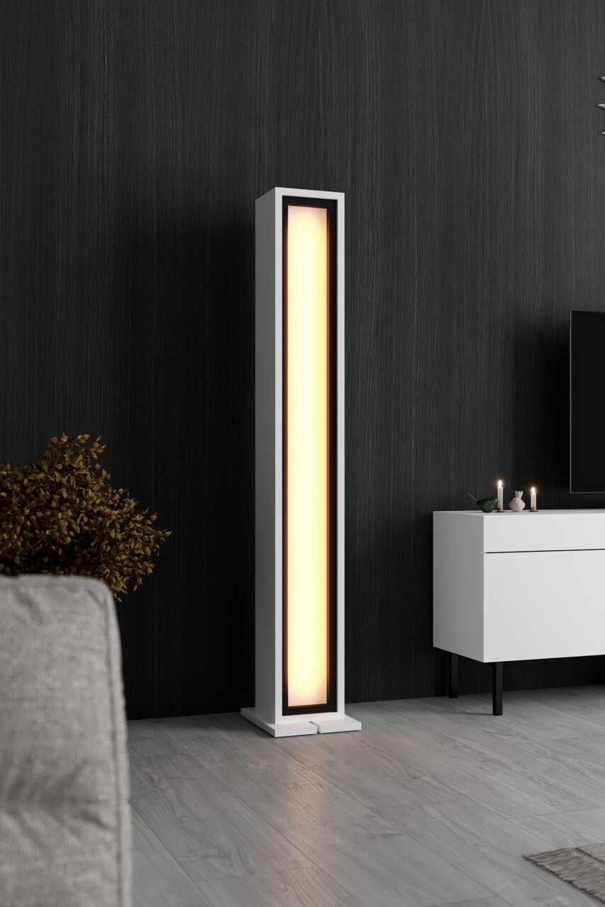 Lampadar, Hanah Home, Nova, 19.2x141x17 cm, Alb - view 3