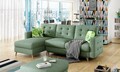 Coltar extensibil reversibil 3 locuri ELTAP, AsgL-08, Asgard, 248x162x93 cm, lemn/poliester, verde deschis