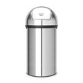 Cos de gunoi, Brabantia, Matt Steel, 60 L, 40x40x81 cm, otel, argintiu