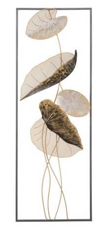 Decoratiune de perete 3d loto a, mauro ferretti, 31x89.5 cm, fier, multicolor
