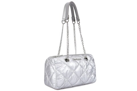 Geanta juicy couture 315, 25x13x15 cm, piele ecologica, gri