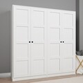 Dulap pentru haine, Miwood, Lucas 1600-86, Alb