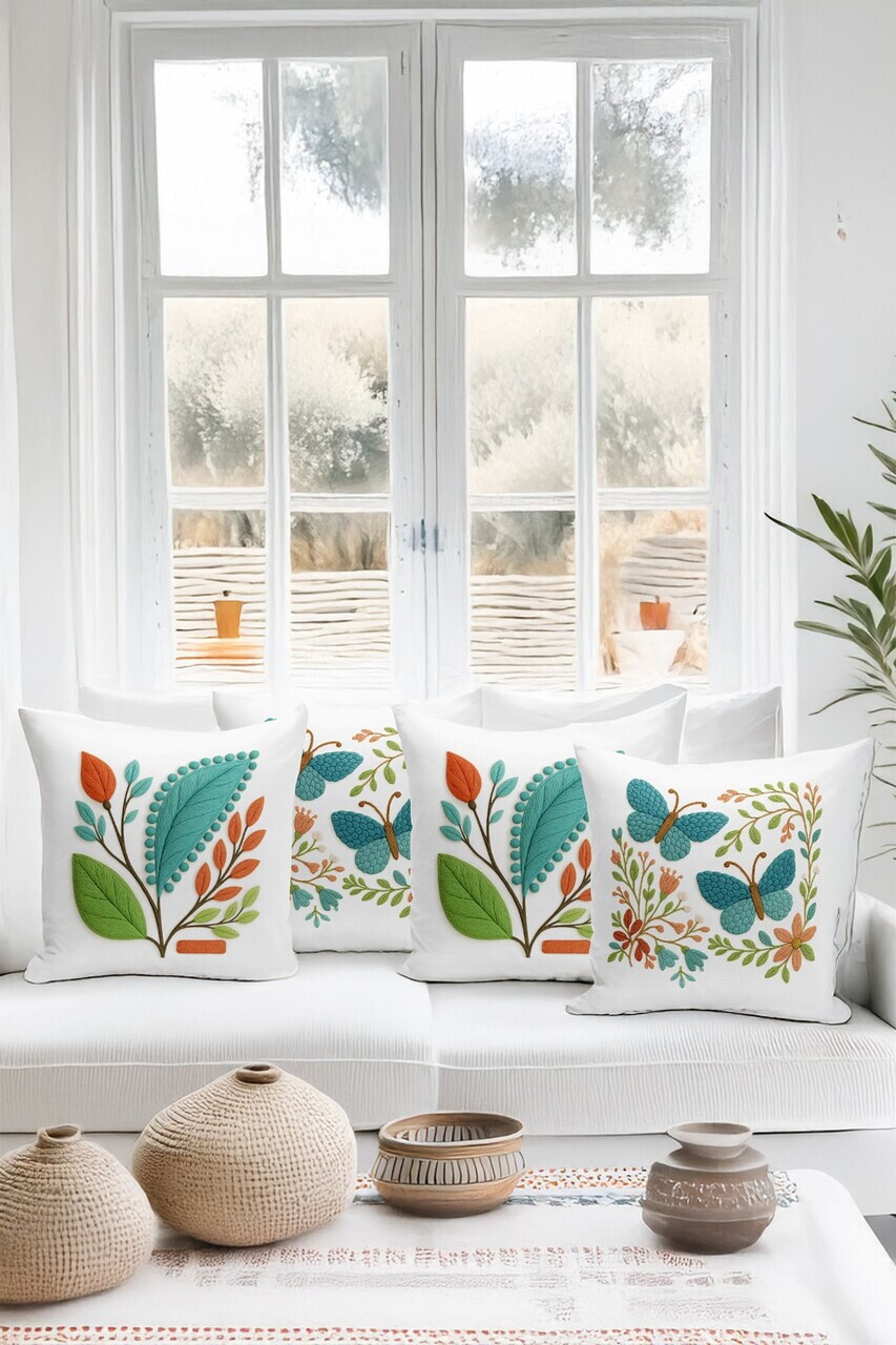 Set fete de perna, Artpnchset4-58, Poliester, Multicolor — imaginea 2