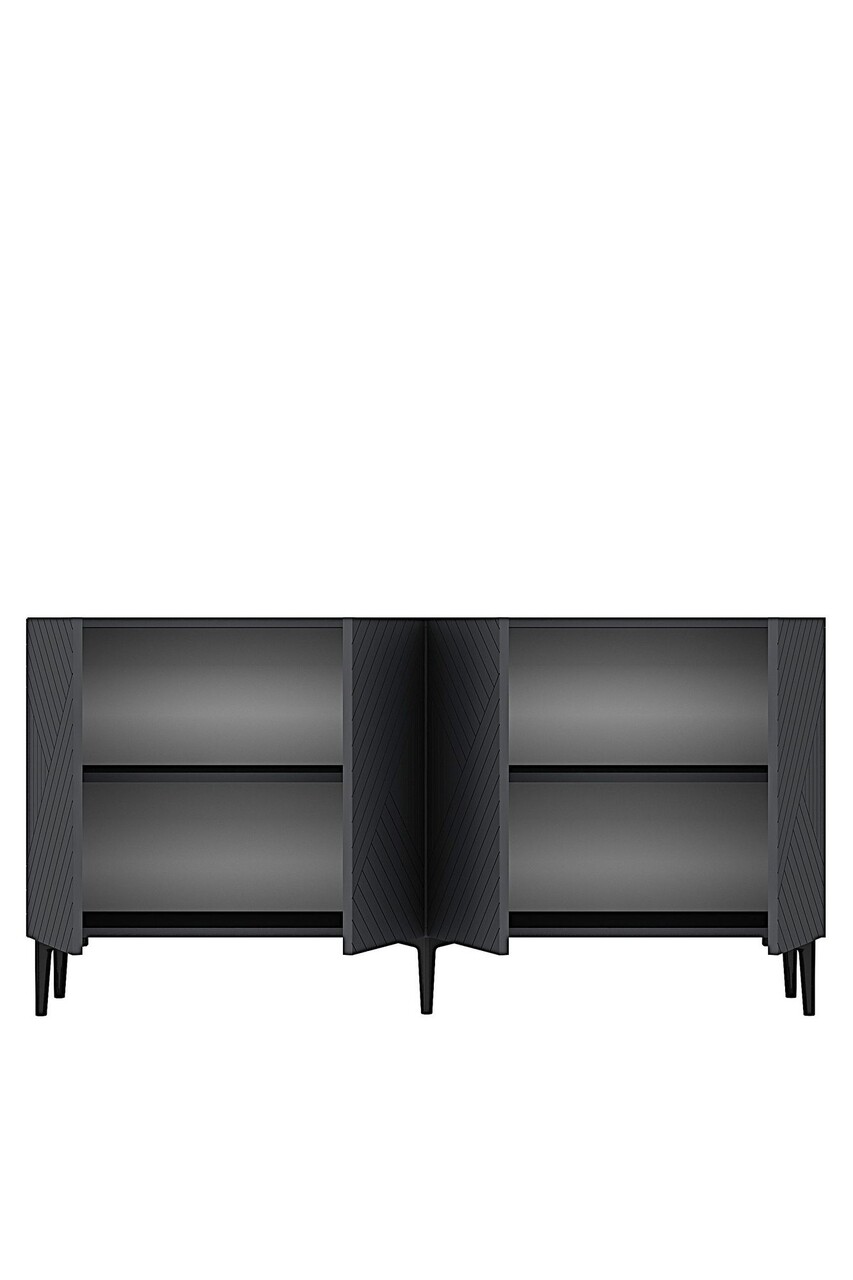 Consola, Hanah Home, Ferro 150, 150x75x32 cm, Antracit - view 6