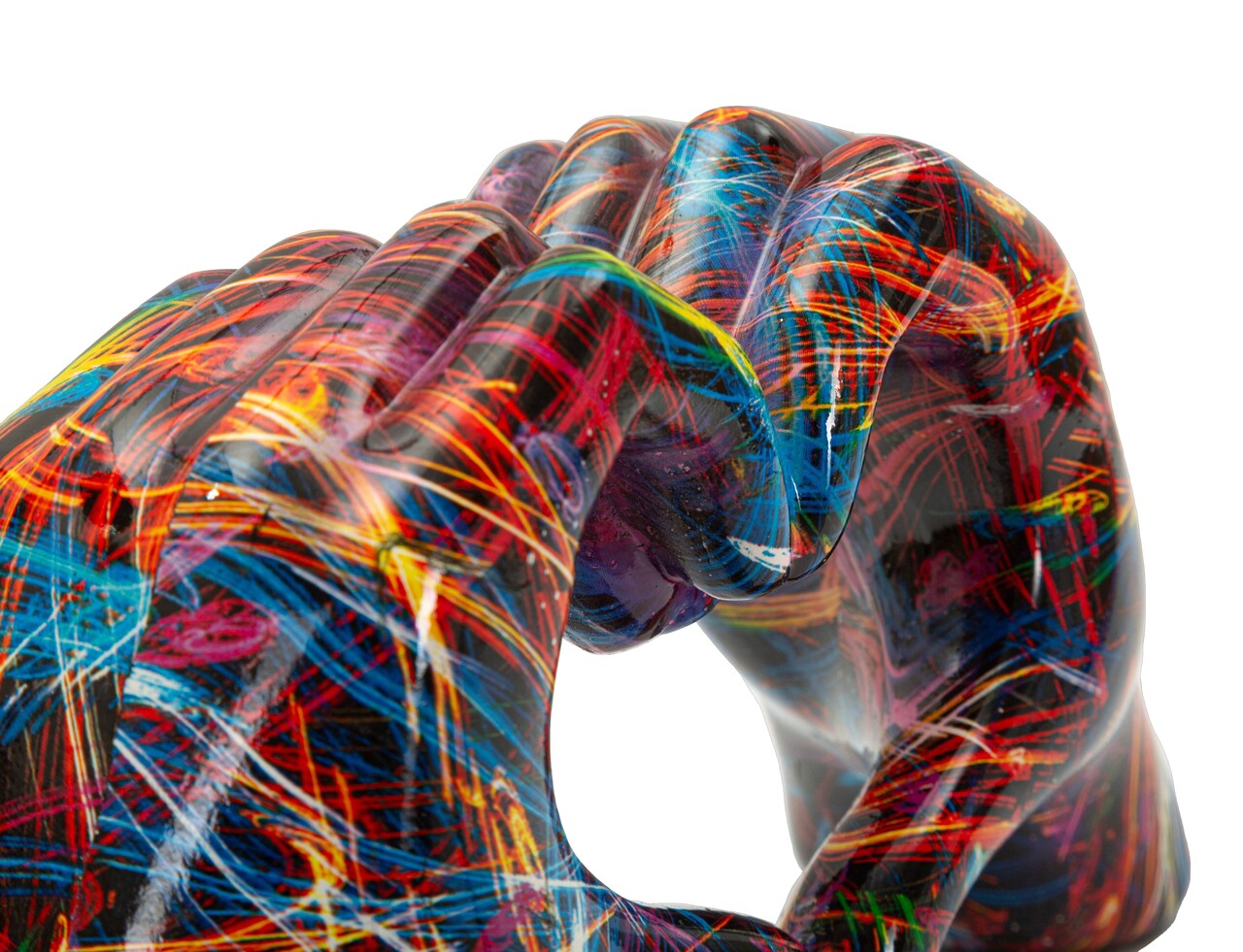 Decoratiune, Mauro Ferretti, Lover Psyco, 25x7.5x13.5 cm, polirasina, multicolor - imagine 2