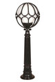 Lampadar de exterior, Avonni, 685AVN1136, Plastic ABS, Negru