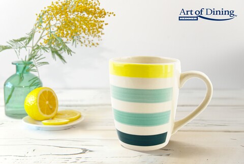 Set 3 cani lara, heinner, 354 ml, 8.5x10.5 cm, ceramica, albastru