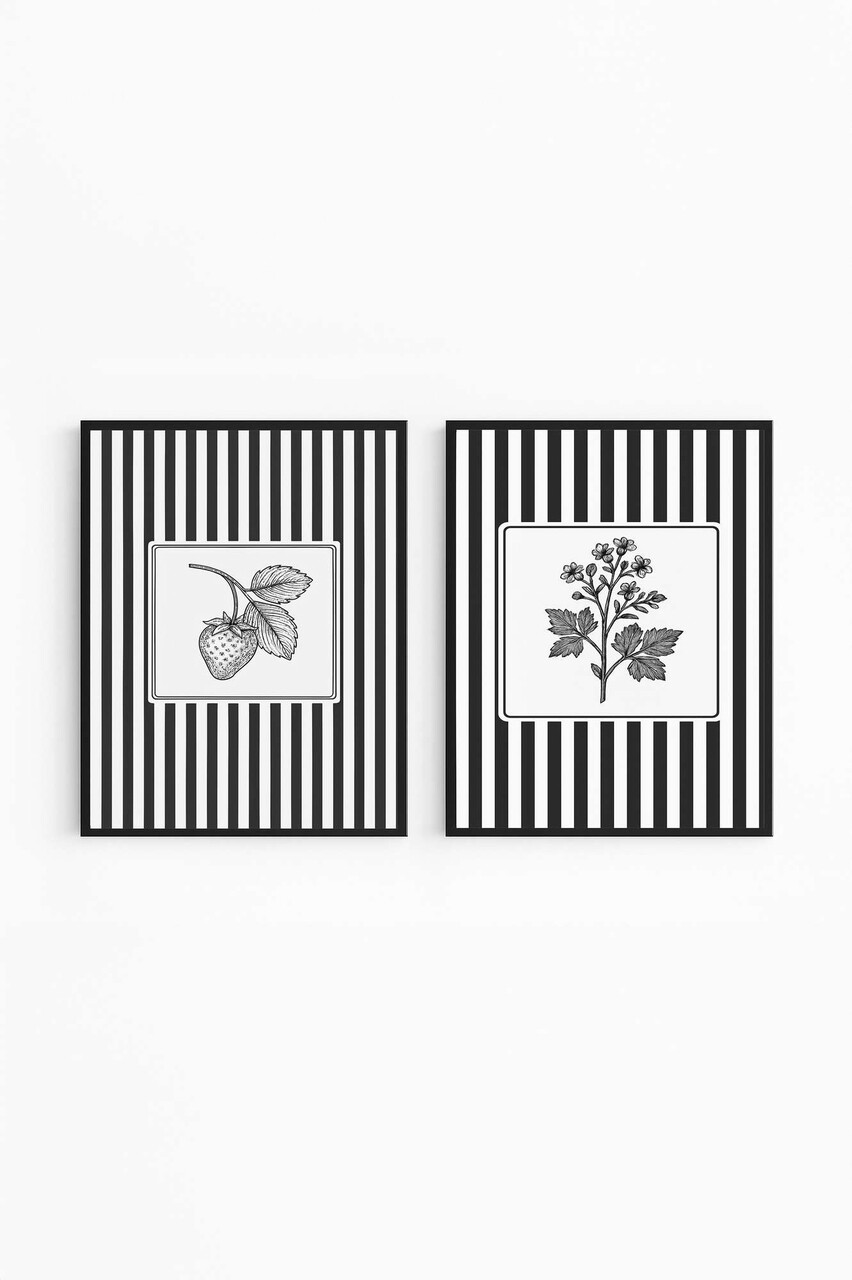 Set 2 tablouri decorative, Czgl1-50 x 70, Cadru: 100% LEMN MASIV (Grosime: 2,5 cm), Multicolor - view 3