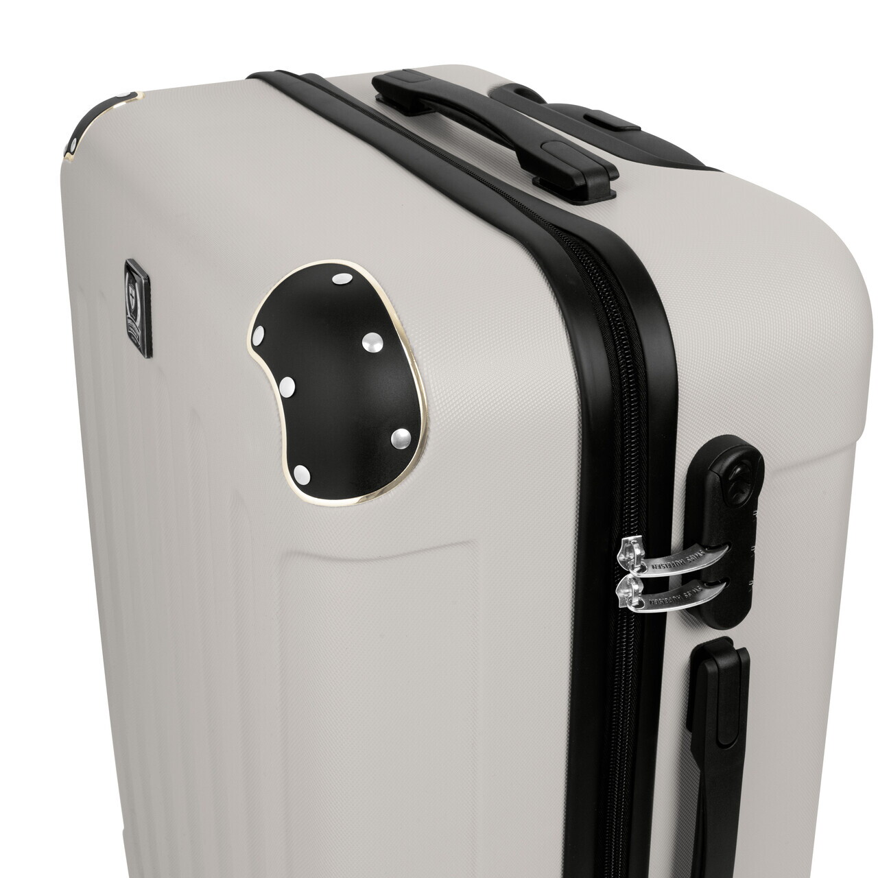 Set troler, 3 piese Swiss Hufeisen, 42 L / 65 L / 99 L, plastic, crem - view 18