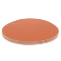 Set 4 suporturi pahare, Ruca, 12 x 11 cm, piele ecologica, maro