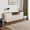 Consola, Lorena, Arista, 180x75x44.5 cm, Cașmir / Pin Atlantic