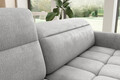 Coltar extensibil stanga 3 locuri ELTAP, LT-03NU, Barea, 208x160x100 cm, lemn/poliester, gri deschis