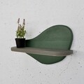 Raft de perete, Evila Originals, Meh226, Verde închis / Gri