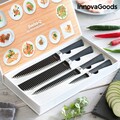 Set cutite 4 piese Black Shark Swiss-Q, InnovaGoods, inox