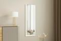 Oglinda decorativa, Siam, Lariya, 40x120x2.2 cm, MDF , Alb