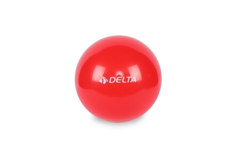 Minge de pilates 267DLT1345, Delta, Ø 20 cm, PVC, rosu