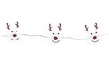 Ghirlanda luminoasa Xmas Reindeer, 195 cm, 40 LED-uri, multicolor