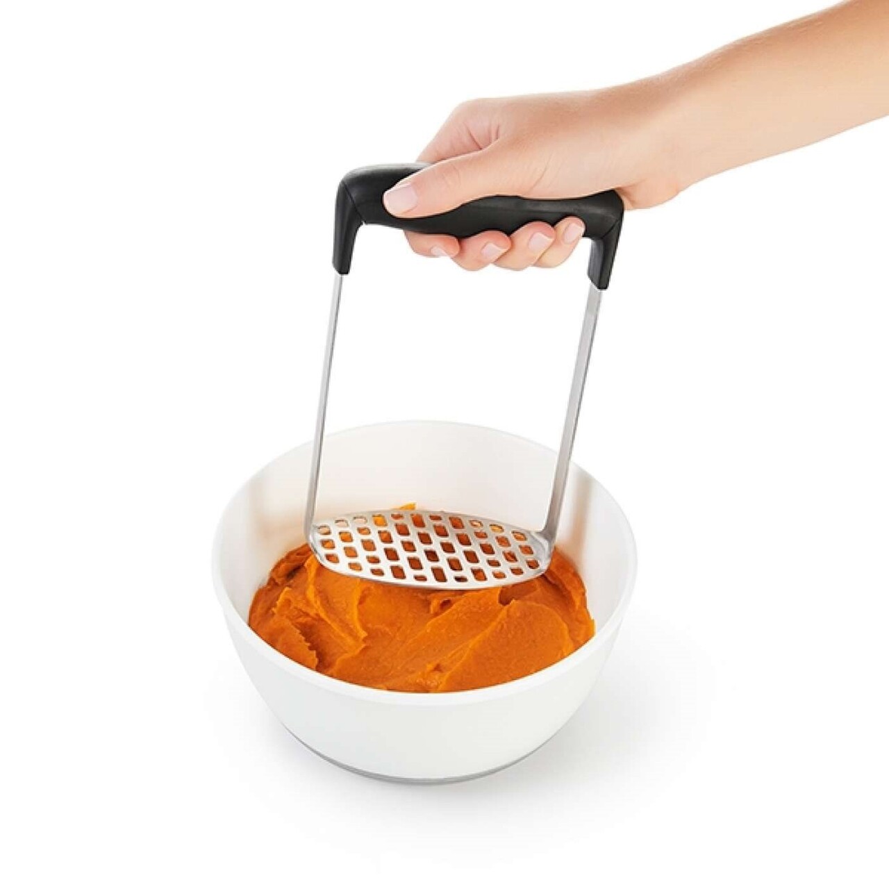Zdrobitor cartofi, inox, 15 x 10 cm, "Good Grips" - OXO - imagine 7
