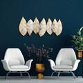 Decoratiune de perete, Hornbeam 3, Metal, Dimensiune: 114 x 52 cm, Multicolor