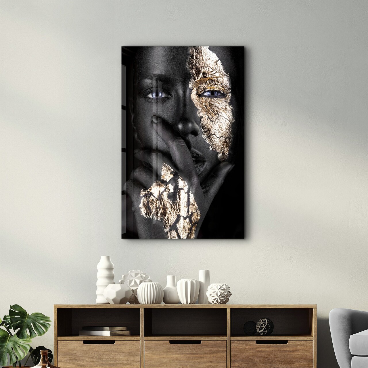 Tablou decorativ, OGLS-8058, Dimensiuni: 46 x 72 cm, Multicolor - view 4