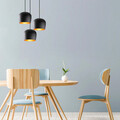 Lustra, Alby, 525NOR1655, Fier, Negru