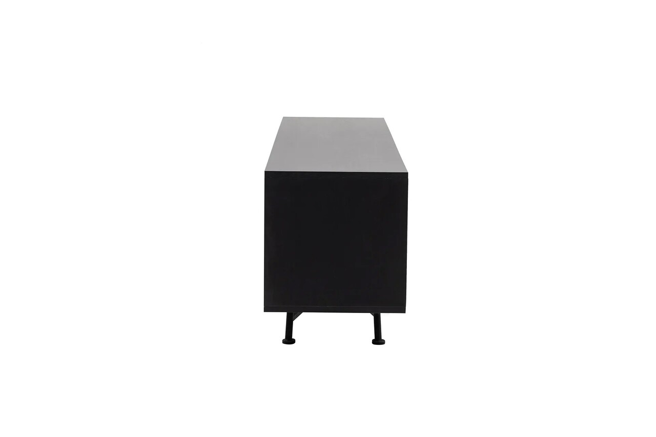 Comoda TV, Hanah Home, Nala 180, 180x55x40 cm, PAL, Negru - view 9