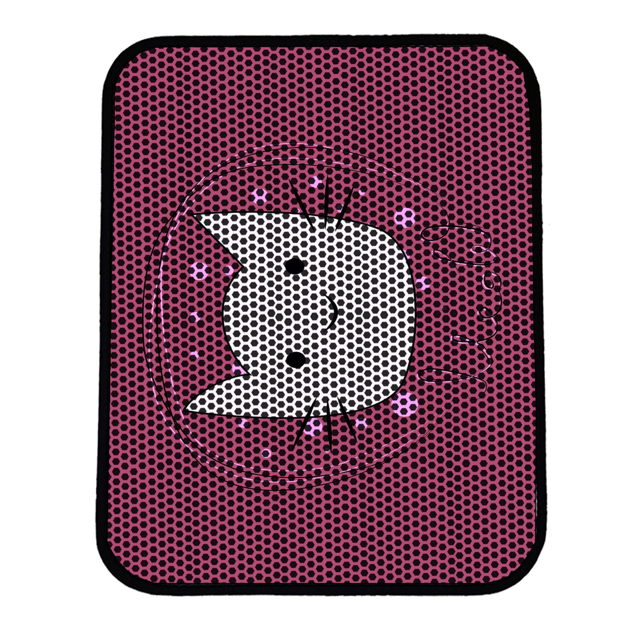 Covoras litiera pentru colectarea granulelor de nisip, Paws &amp; Whiskers, Nrszn0030, 50% PVC/50% poliester, Multicolor - view 2