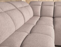 Coltar extensibil stanga 4 locuri ELTAP, LT-20XIL, Falconn, 258x208x107 cm, lemn/poliester, maro deschis