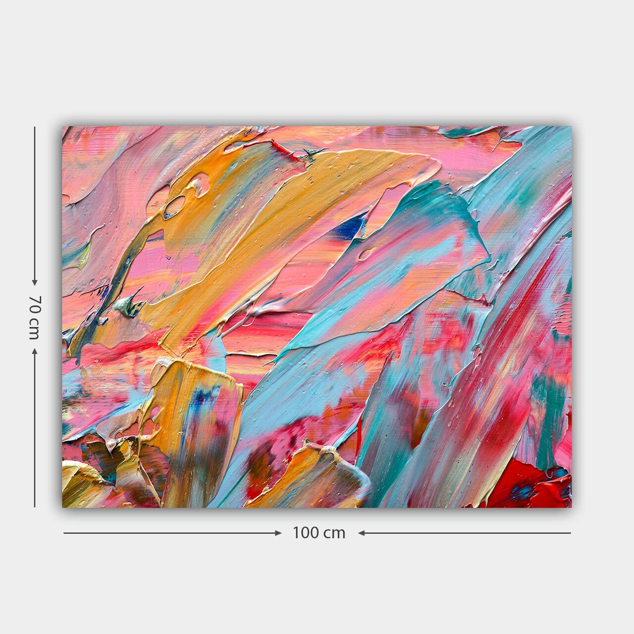 Tablou decorativ, 197416079_70100, Cadru: 100% LEMN (grosime: 3 cm), Multicolor - view 3