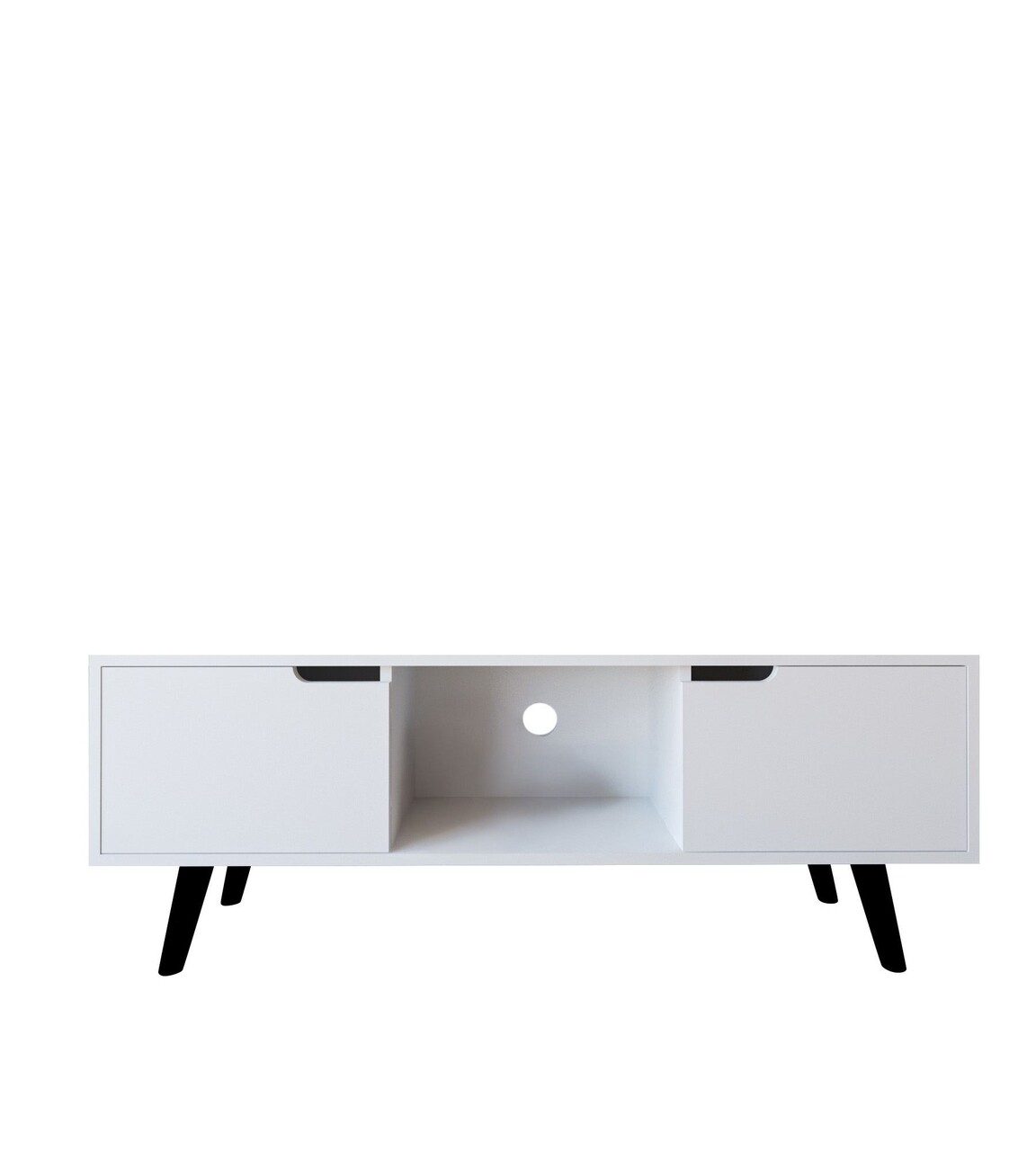 Comoda TV, Hanah Home, Siena, 139.7x53x53 cm, PAL, Alb - imagine 4