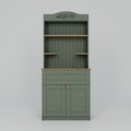 Dulap de bucatarie, Miwood, Lucas 1600-94, 80x100x42 cm, PAL, Verde