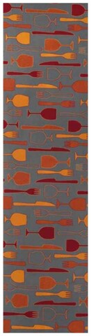 Poza Covor pentru bucatarie Tavola, Decorino, 67x200 cm, poliester, multicolor