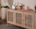 Consola, Wolina, Goose, 80x180x41 cm, Corp: PAL 100% MELAMINAT, Stejar