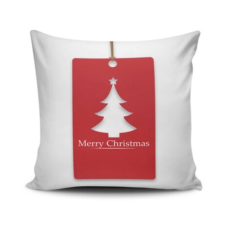 Perna decorativa NOELKRLNT-14, Christmas, 43×43 cm, policoton, multicolor Christmas