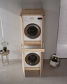 Dulap masina de spalat, Hanah Home, Neve 70, Stejar