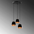 Lustra, Fulgor, 942FLG1481, Metal, Negru