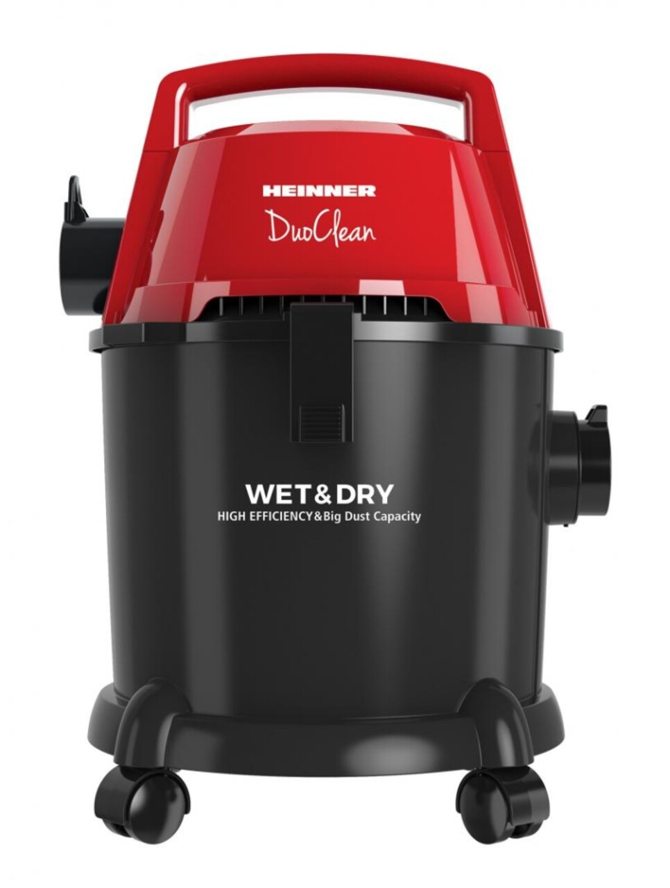 Aspirator multifunctional Duoclean Heinner 1400W 21L/6L negru/rosu