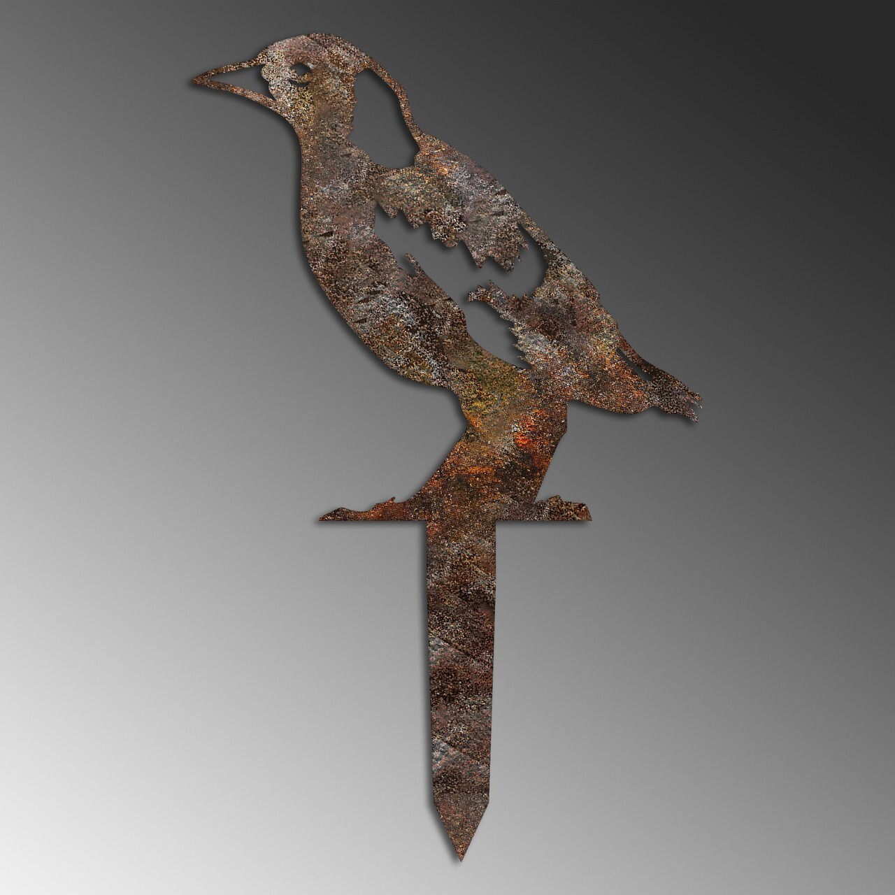 Obiect decorativ de grădină, Bird -A 03, 37x23 cm, Multicolor - view 5