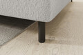 Coltar extensibil stanga 3 locuri ELTAP, LT-01ROY, Barea, 208x160x100 cm, lemn/poliester, alb