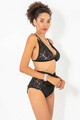 Set lenjerie intima sutien si chiloti, 995MRE1379 - XXL, Miorre, Marime: XXL, Negru