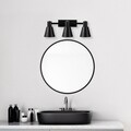 Aplica de perete, Funnel - 13094, Fulgor, 60 x 21 x 21 cm, 3 x E27, 40W, negru